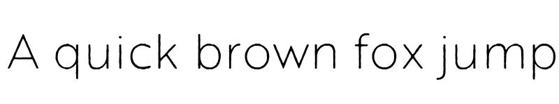 Preview of FONTSPRING DEMO - Brother 1816 Printed Thin font