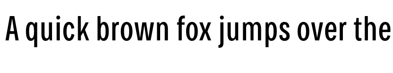 Preview of FONTSPRING DEMO - Bruta Pro Compressed Regular font