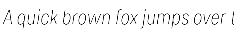 Preview of FONTSPRING DEMO - Bruta Pro Condensed Ex Light It Regular font