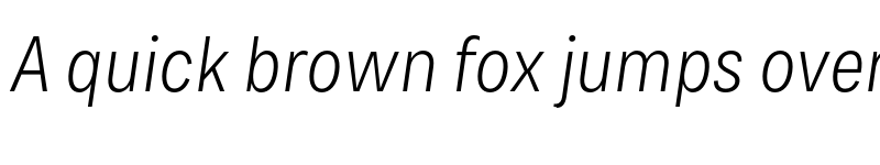 Preview of FONTSPRING DEMO - Bruta Pro Condensed Light It Regular font