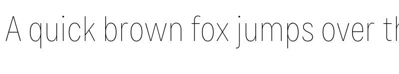 Preview of FONTSPRING DEMO - Bruta Pro Condensed Thin Regular font