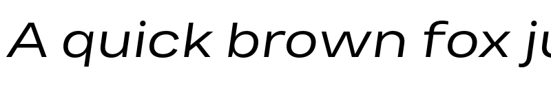 Preview of FONTSPRING DEMO - Bruta Pro Extended Expanded Italic font