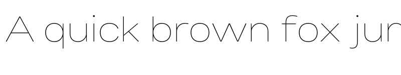 Preview of FONTSPRING DEMO - Bruta Pro Extended Thin Regular font