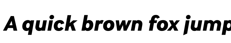 Preview of FONTSPRING DEMO - Brutalista Alt Black It Regular font