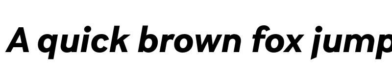 Preview of FONTSPRING DEMO - Brutalista Alt Bold It Regular font