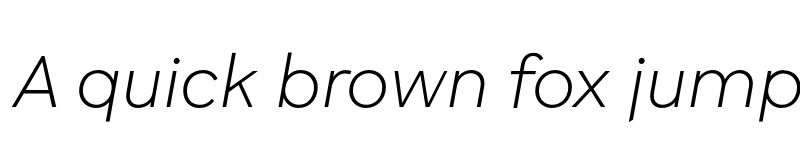 Preview of FONTSPRING DEMO - Brutalista Alt UltraLight It Regular font