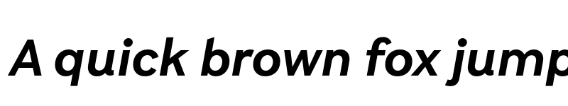 Preview of FONTSPRING DEMO - Brutalista SemiBold It Regular font