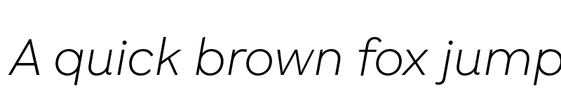 Preview of FONTSPRING DEMO - Brutalista UltraLight It Regular font