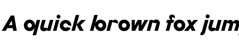 Preview of FONTSPRING DEMO - Budare Black Rotalic Regular font