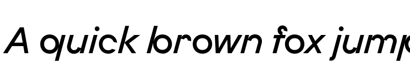 Preview of FONTSPRING DEMO - Budare Semi Bold Rotalic Regular font