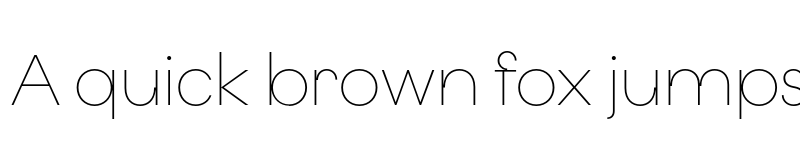 Preview of FONTSPRING DEMO - Budare Ultra Light Regular font