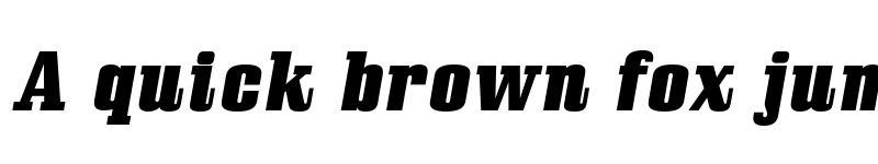 Preview of FONTSPRING DEMO - Bullpen Hv Italic font