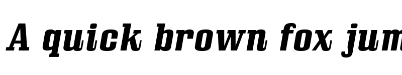 Preview of FONTSPRING DEMO - Bullpen Rg Bold Italic font