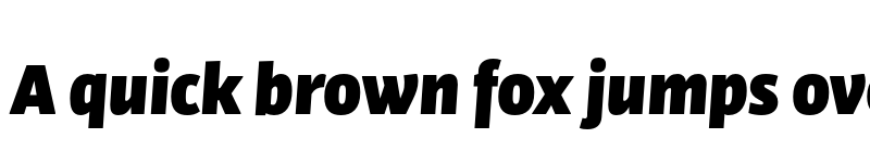 Preview of FONTSPRING DEMO - Bulo Extra Black Italic Regular font