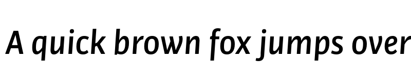 Preview of FONTSPRING DEMO - Bulo Medium Italic Regular font