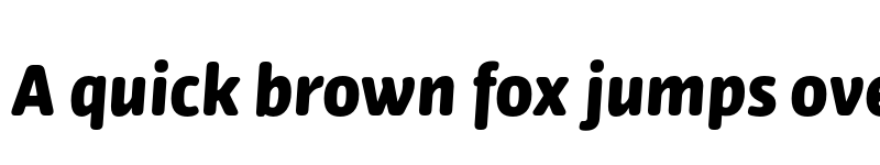 Preview of FONTSPRING DEMO - Bulo Rounded Black Italic Regular font