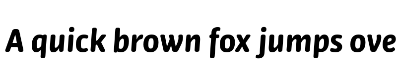 Preview of FONTSPRING DEMO - Bulo Rounded Bold Italic Regular font