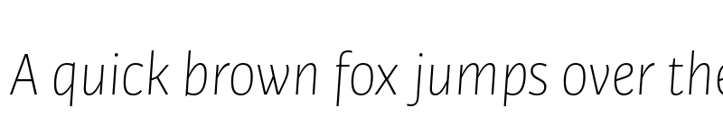 Preview of FONTSPRING DEMO - Bulo Thin Italic Regular font