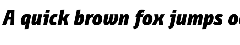 Preview of FONTSPRING DEMO - BunaeroPro-HeavyIt Regular font