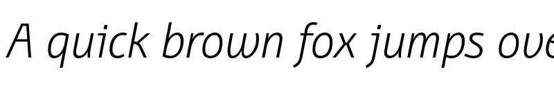 Preview of FONTSPRING DEMO - BunaeroPro-SemiLightIt Regular font