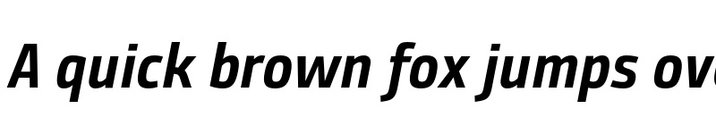 Preview of FONTSPRING DEMO - BundaySans-BoldIt Regular font
