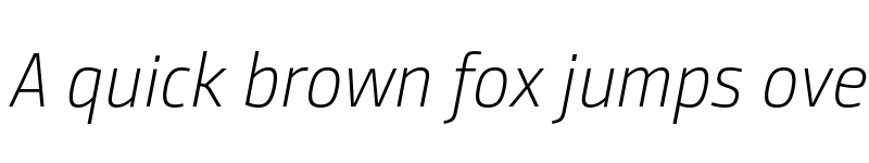 Preview of FONTSPRING DEMO - BundaySans-LightIt Regular font