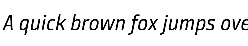 Preview of FONTSPRING DEMO - BundaySans-RegularIt Regular font