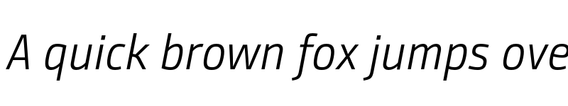 Preview of FONTSPRING DEMO - BundaySans-SemiLightIt Regular font