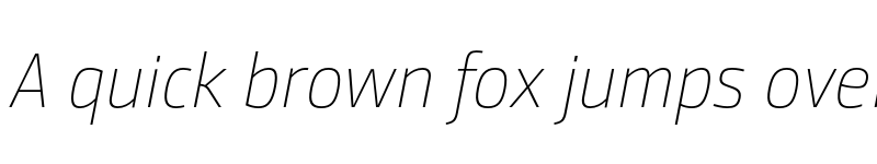 Preview of FONTSPRING DEMO - BundaySans-ThinIt Regular font