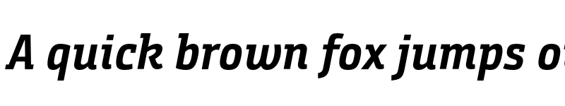 Preview of FONTSPRING DEMO - BundaySlab-BoldIt Regular font