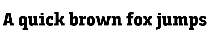 Preview of FONTSPRING DEMO - BundaySlab-ExtraBold Regular font
