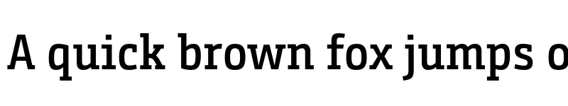 Preview of FONTSPRING DEMO - BundaySlab-SemiBold Regular font