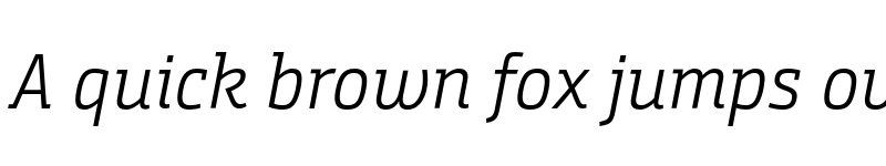 Preview of FONTSPRING DEMO - BundaySlab-SemiLightIt Regular font