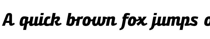 Preview of FONTSPRING DEMO - Bunita Swash Expert ExtraBold Regular Italic font