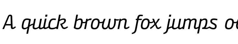 Preview of FONTSPRING DEMO - Bunita Swash Regular Regular Italic font