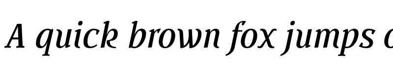 Preview of FONTSPRING DEMO - BUOZZI Medium Italic Regular font