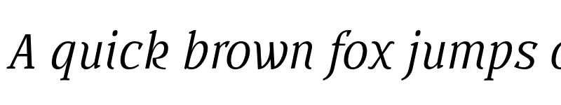 Preview of FONTSPRING DEMO - BUOZZI Normal Italic Regular font
