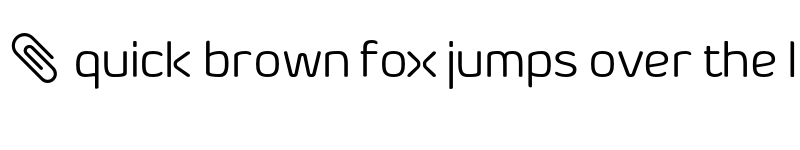 Preview of FONTSPRING DEMO - Byom Icons Regular font