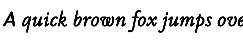 Preview of FONTSPRING DEMO - Byronic Bold Italic font
