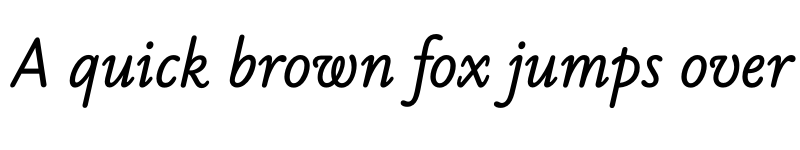 Preview of FONTSPRING DEMO - Byronic Med Italic font