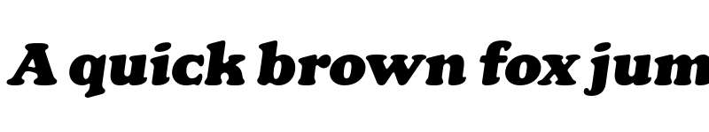 Preview of FONTSPRING DEMO - CA Edwald Black Italic font