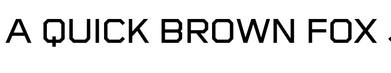 Preview of FONTSPRING DEMO - CA Mechano Wide Regular font