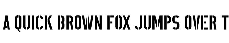 Preview of FONTSPRING DEMO - CA No Dr Alarm Regular font