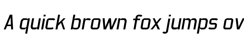 Preview of FONTSPRING DEMO - CA No Dr Expanded Italic font