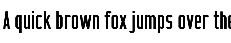 Preview of FONTSPRING DEMO - CA No Dr Tall Regular font