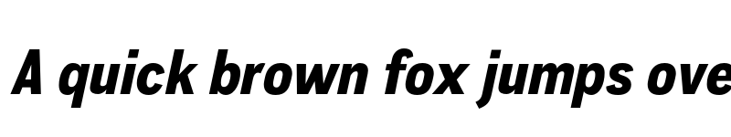 Preview of FONTSPRING DEMO - CA Normal Heavy Italic Regular font