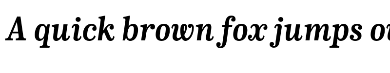 Preview of FONTSPRING DEMO - CA Normal Serif Bold Italic font