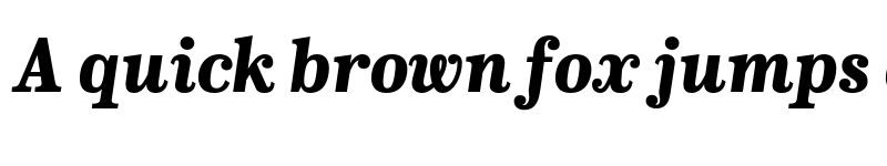 Preview of FONTSPRING DEMO - CA Normal Serif ExtraBold Italic font