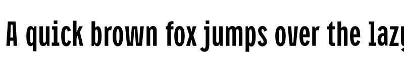 Preview of FONTSPRING DEMO - CA Oskar Compressed Bold Regular font