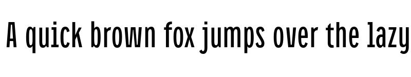 Preview of FONTSPRING DEMO - CA Oskar Compressed Regular font